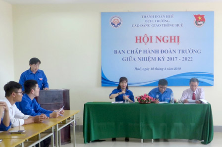 Hội nghị Ban chấp hành Đoàn trường giữa nhiệm kỳ 2017 – 2022